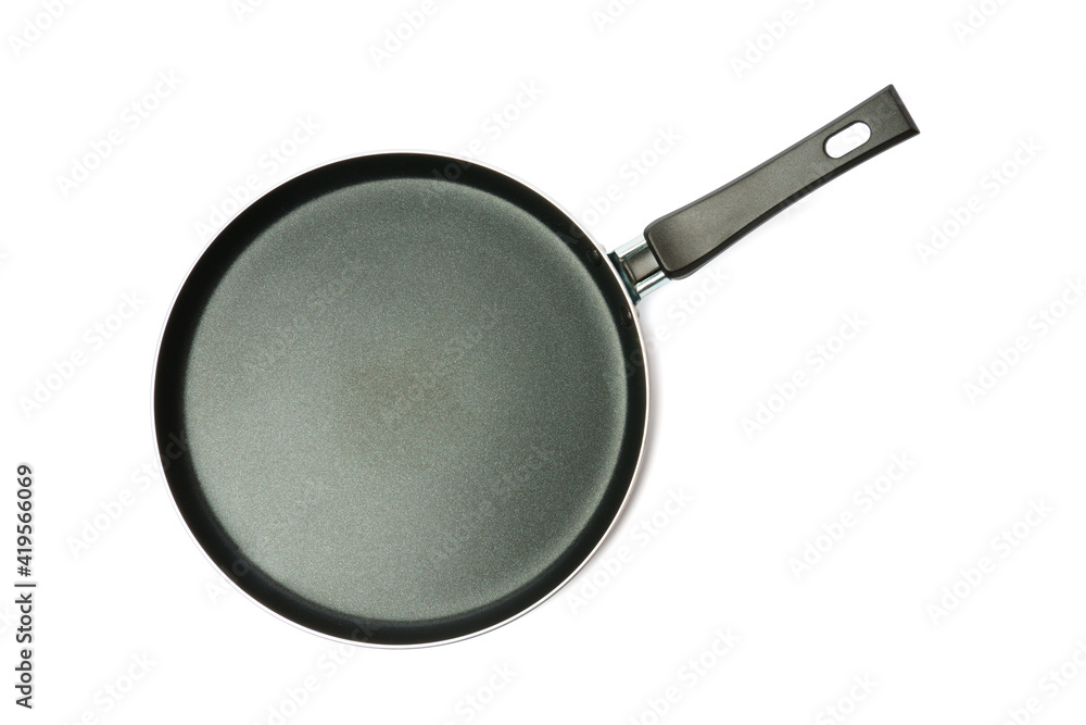 pancake pan isolated on white pancake pan isolated on white