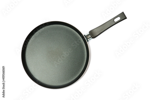 pancake pan isolated on white