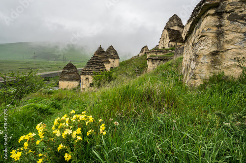 Ancient Alanian necropolis (City of dead) photo