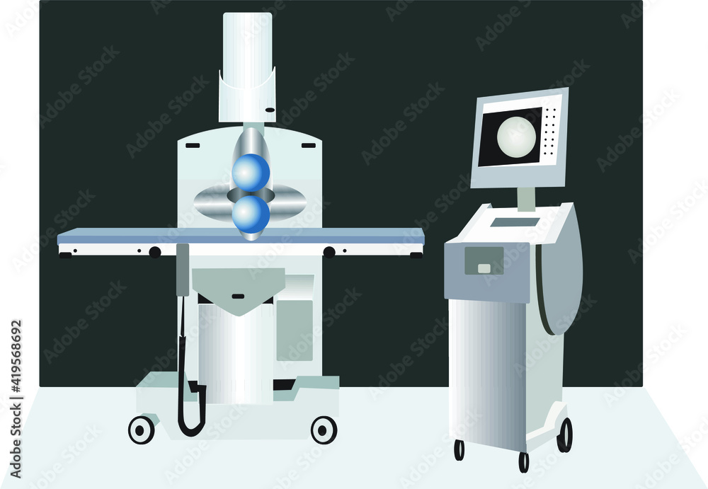 Vector Illustration of a Dialysis Machine Vector Illustration of a Dialysis Machine
