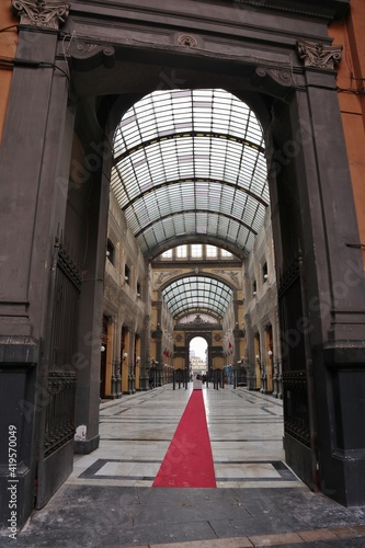 Napoli - Entrata della Galleria Principe di Napoli da Piazza Museo photo