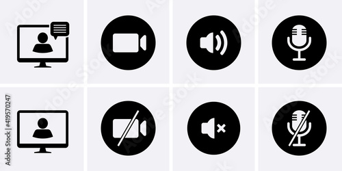 Conference Icons set.