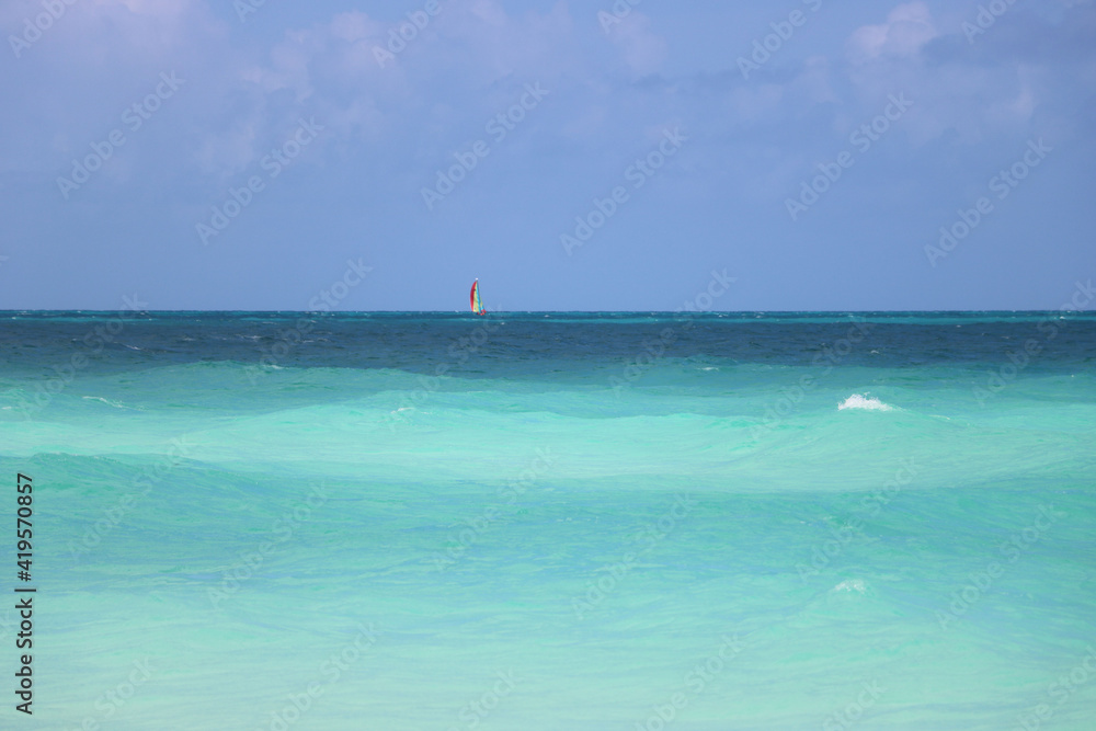 Cuba Cayo Santa Maria island in the Atlantic ocean