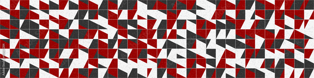 Fototapeta premium Abstract Geometric Pattern generative computational art illustration