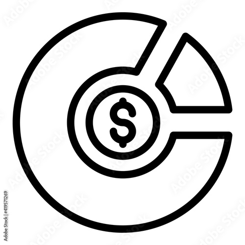 Media target audience icon. Outline media target audience vector icon for web design isolated on white background