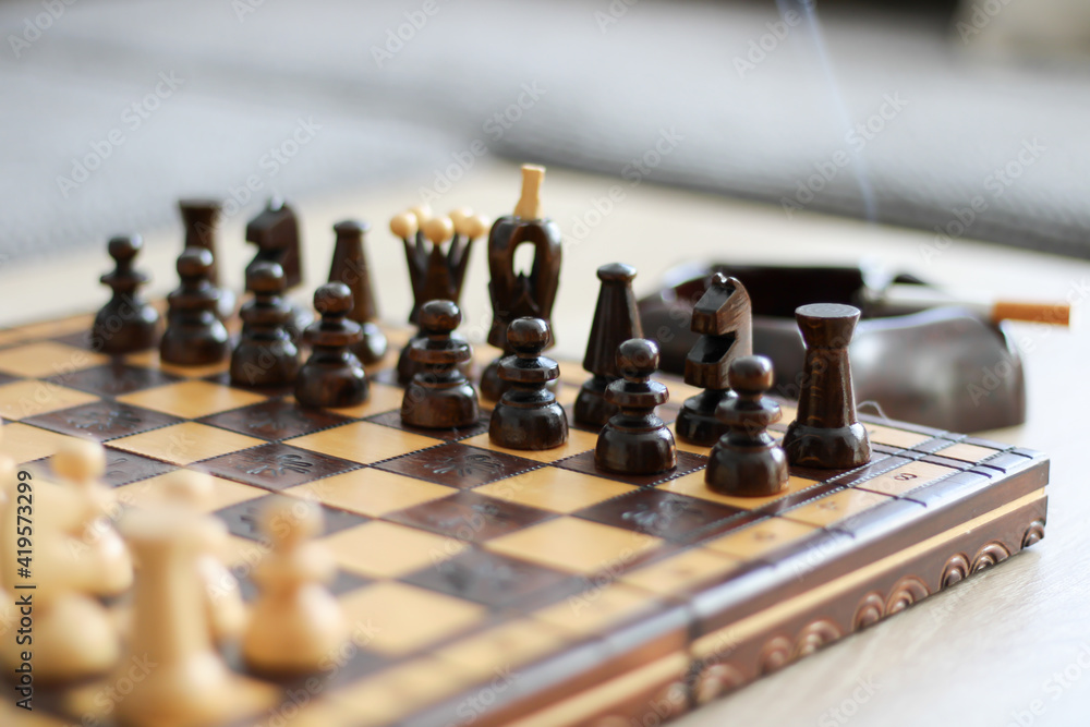 beige and brown wooden chess figures and chessboard
beige and brown wooden chess figures and chessboard