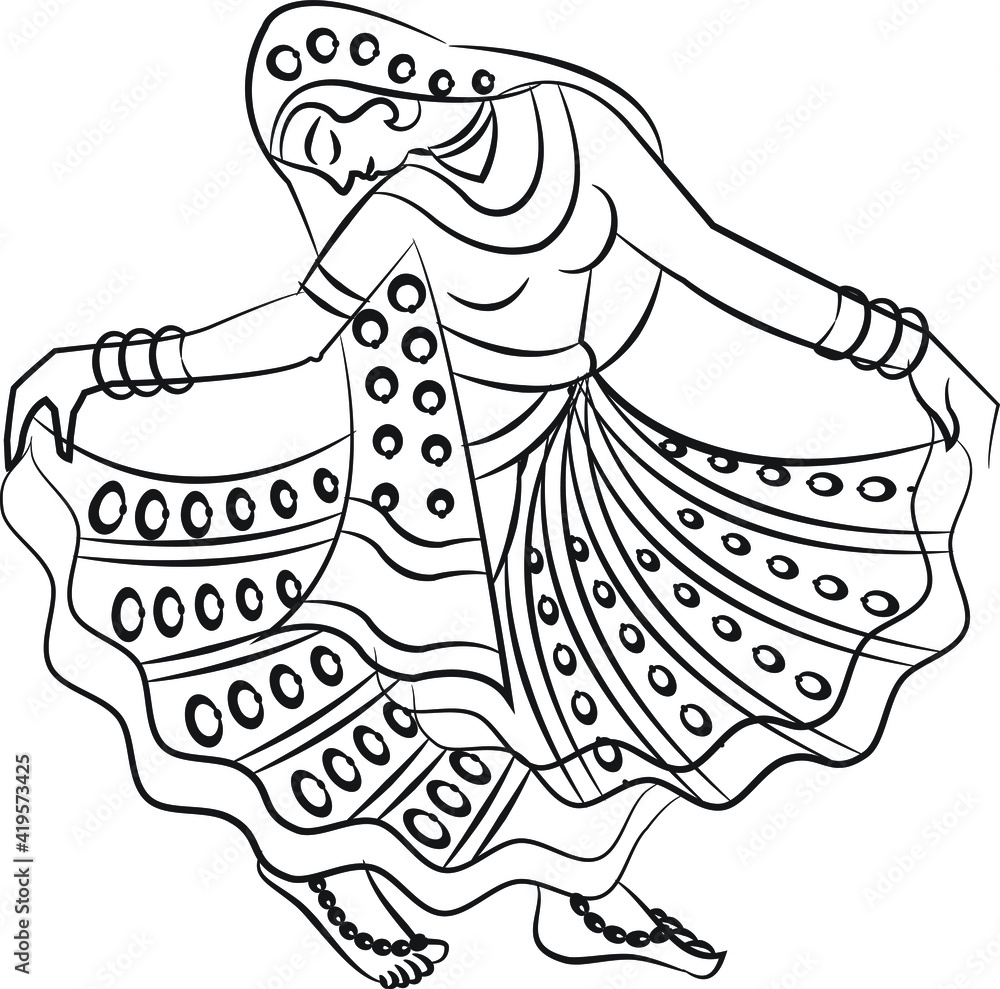 Lord's Gopika, Sevika, or lady servants in Indian mythology. who serves