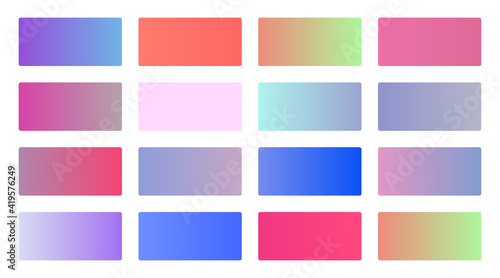 soft gradients swatches background set