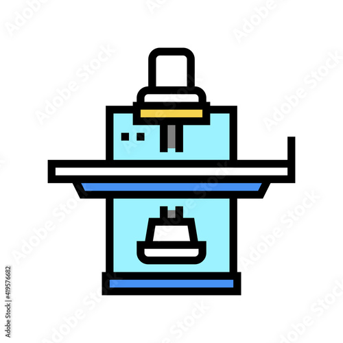 fluoroscope radiology color icon vector. fluoroscope radiology sign. isolated symbol illustration
