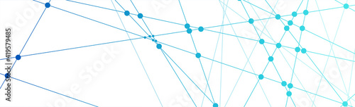 Technology bright low poly connection abstract background. Futuristic vector design