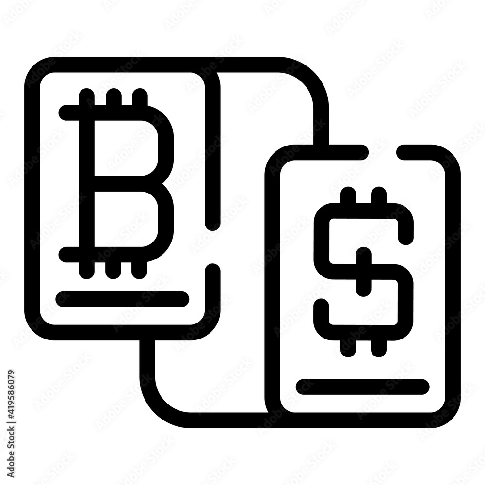 Bitcoin network icon. Outline Bitcoin network vector icon for web design isolated on white background Bitcoin network icon. Outline Bitcoin network vector icon for web design isolated on white background