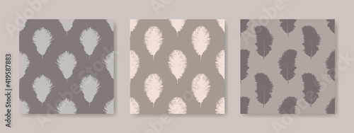 Feathers abstract seamless ...