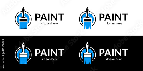 Paint brush logo