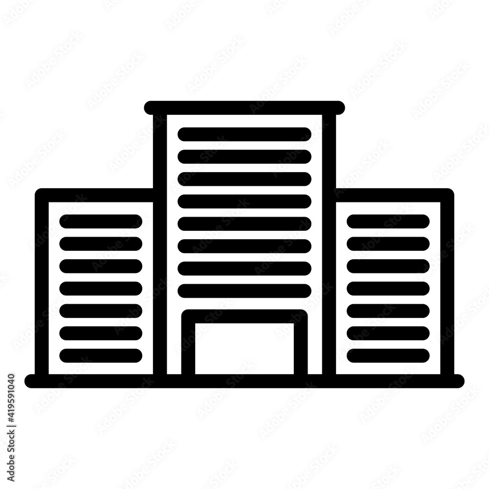 Graduate campus icon. Outline Graduate campus vector icon for web design isolated on white background Graduate campus icon. Outline Graduate campus vector icon for web design isolated on white background