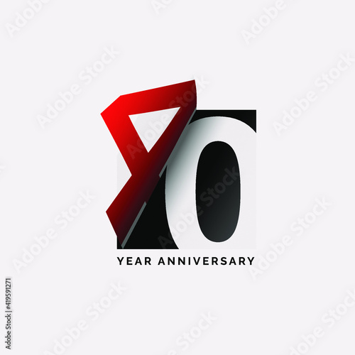 40 years vector design illustration	