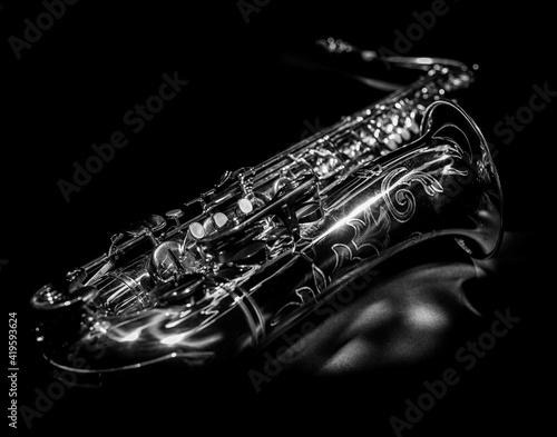 Sax in light painting