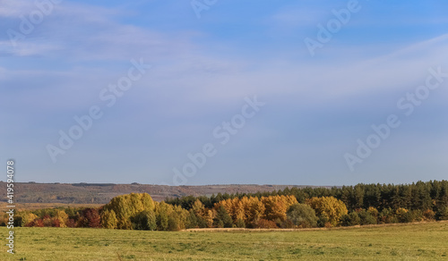 Countryside natural beauty forest field