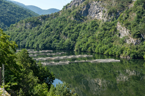Wallpaper Mural Ladscape of Krichim Reservoir at Rhodopes Mountain, Bulgaria Torontodigital.ca