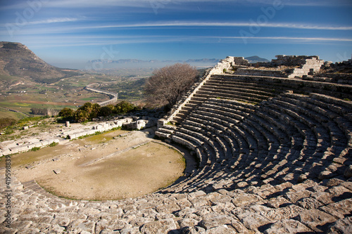 amphitheater of Segesta in Sicily