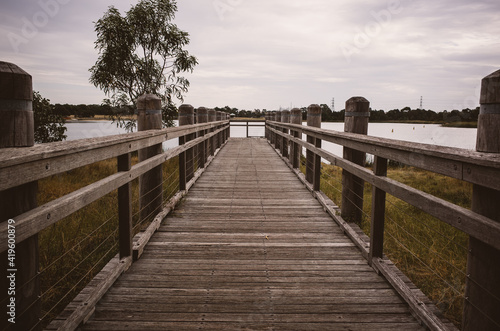 Wooden pier