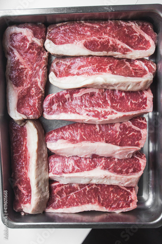 meat steak sliced