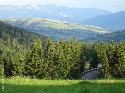 landscape with mountains
