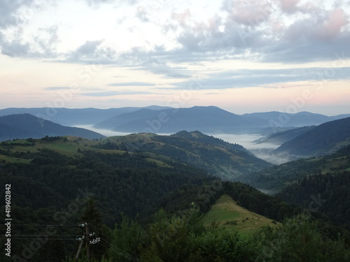 landscape in the morning