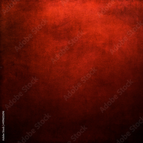 Strongly textured vivid red background.