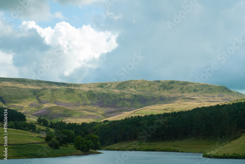 Kinder Scout Reservoir and Mountain