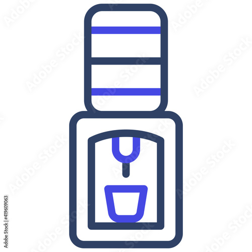 A outline design, icon of dispenser