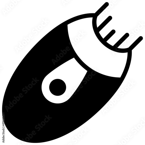 A solid design, icon of epilator