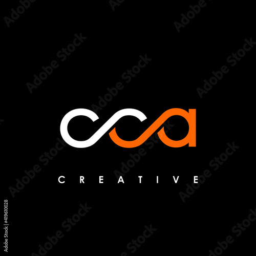 CCA Letter Initial Logo Design Template Vector Illustration