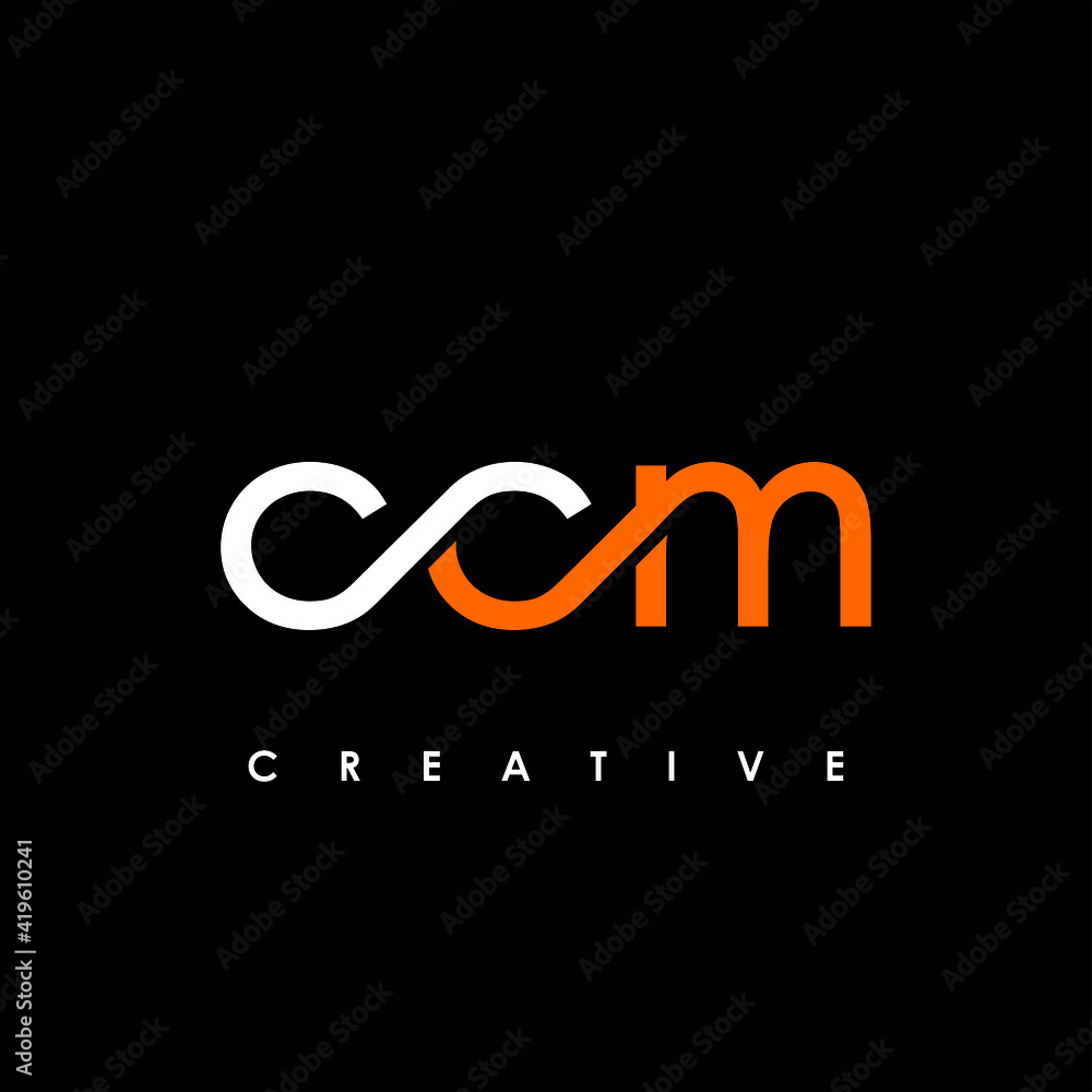 CCM Letter Initial Logo Design Template Vector Illustration Stock ...