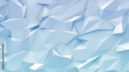 Blue polygon background texture