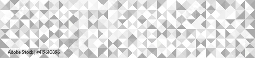 Geometric triangles seamless simple pattern. Abstract triangular seamless textures. Grey and white background minimalist vector illustration