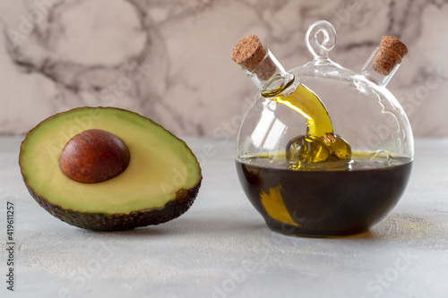 Avocado oil is not only a product actively used in cosmetology, but also a cold-pressed food product.