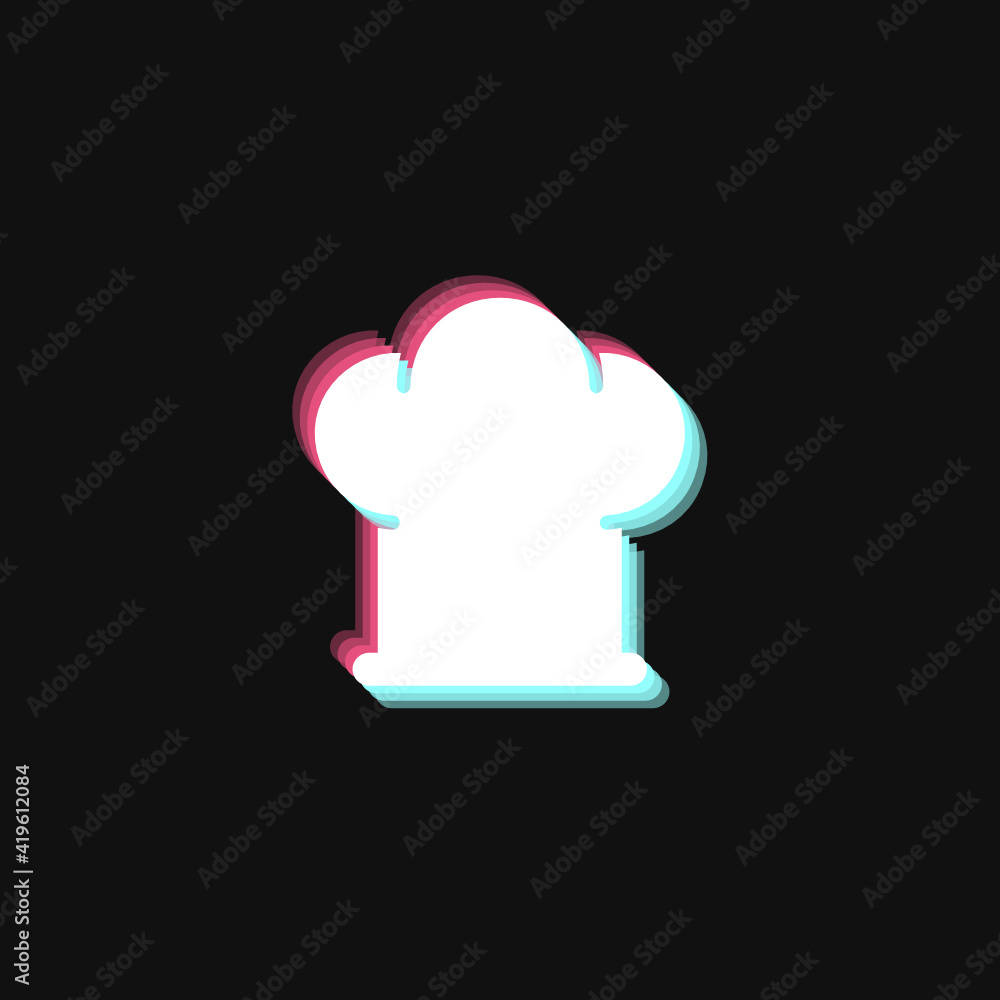 Chef Hat - 3D Effect Chef Hat - 3D Effect