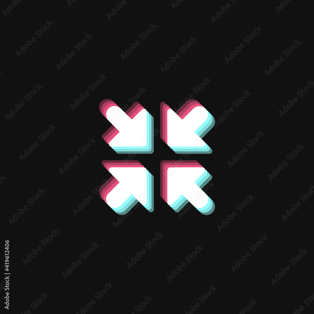 Obraz premium Restore Down - 3D Effect