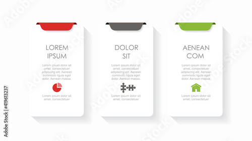 Infographic design template with place for your data. Vector illustration.