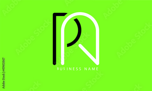 Abstract Letter PA AP Vector Logo Design Template