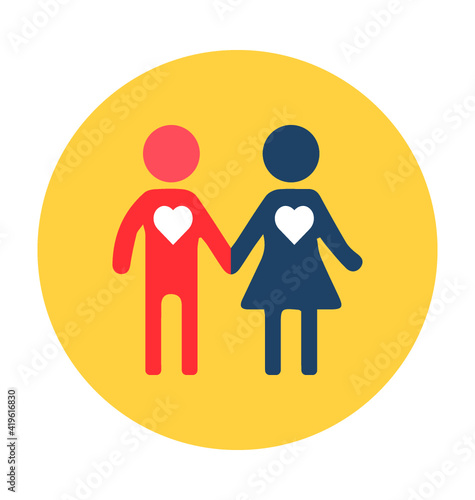Couple Vector Icon