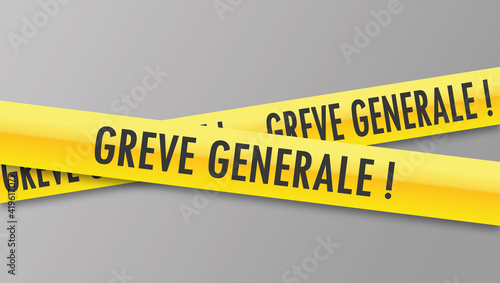 Logo grève générale.