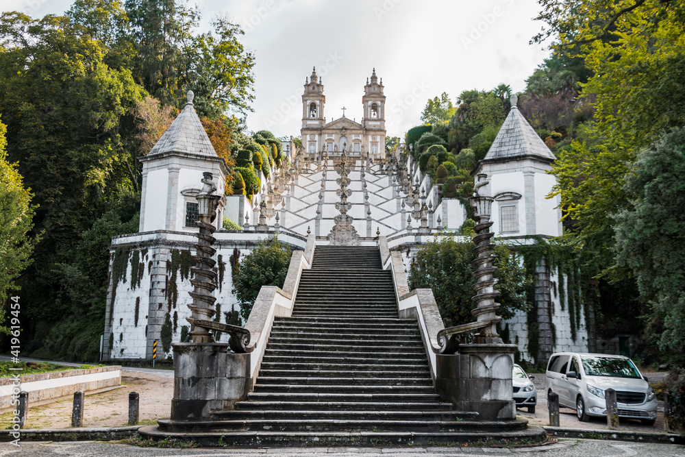 Obraz premium Sanctuary of Bom Jesus do Monte in Braga, Portugal