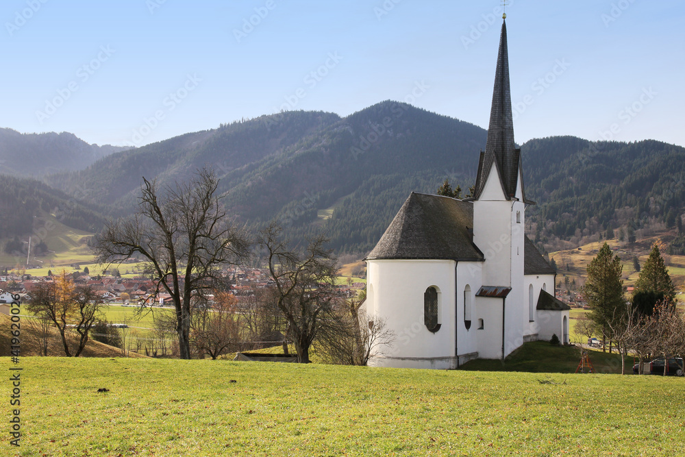 die Kappelkirche am Hörnle im Ammergau (Bayern)
