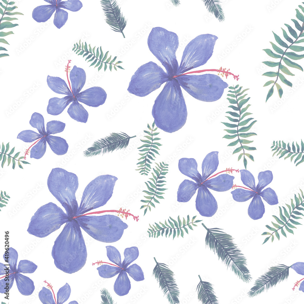 Green Seamless Art. Indigo Pattern Exotic. White Tropical Hibiscus. Natural Flower Texture. Gray Drawing Exotic. Blue Flora Art. Wallpaper Art. Green Seamless Art. Indigo Pattern Exotic. White Tropical Hibiscus. Natural Flower Texture. Gray Drawing Exotic. Blue Flora Art. Wallpaper Art.
