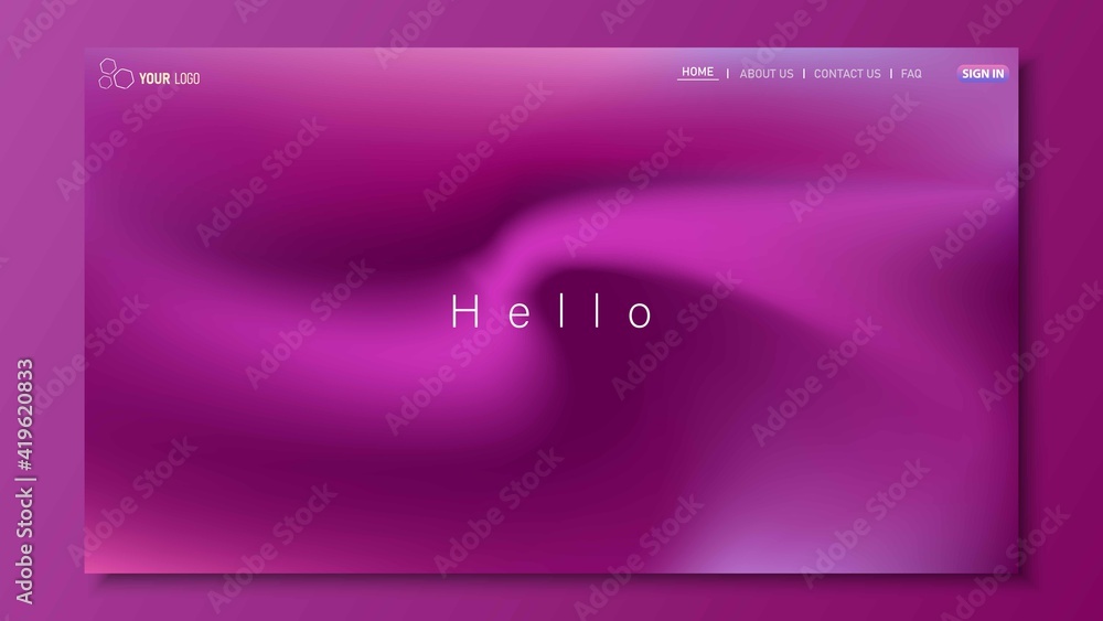 Minimalist landing page background. Website UI design background. Eps 10 vector Minimalist landing page background. Website UI design background. Eps 10 vector