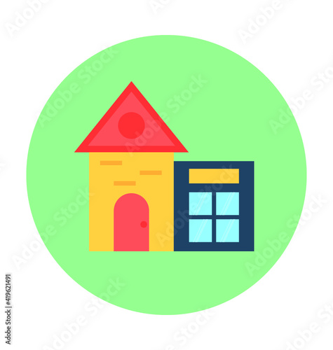 Cottage Vector Icon 