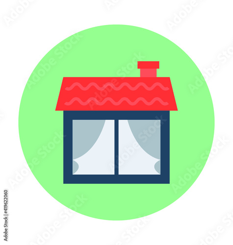 Residence Vector Icon 