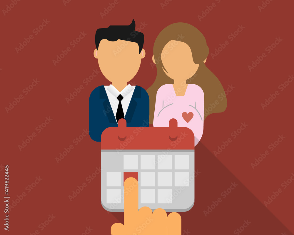 leave request for maternity and Paternity leave for men vector leave request for maternity and Paternity leave for men vector