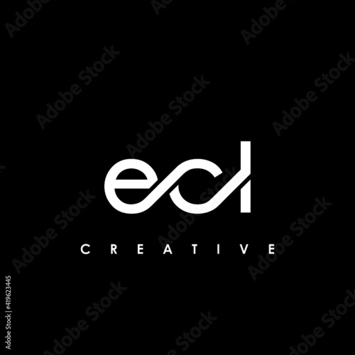 ECL Letter Initial Logo Design Template Vector Illustration